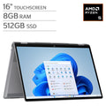 HP OmniBook X Flip 16" 2‑in‑1 Laptop - AMD Ryzen 5 220 - 2K (1920 x 1200) Touchscreen - 8GB Memory - 512GB SSD - Windows 11 Home – image 1