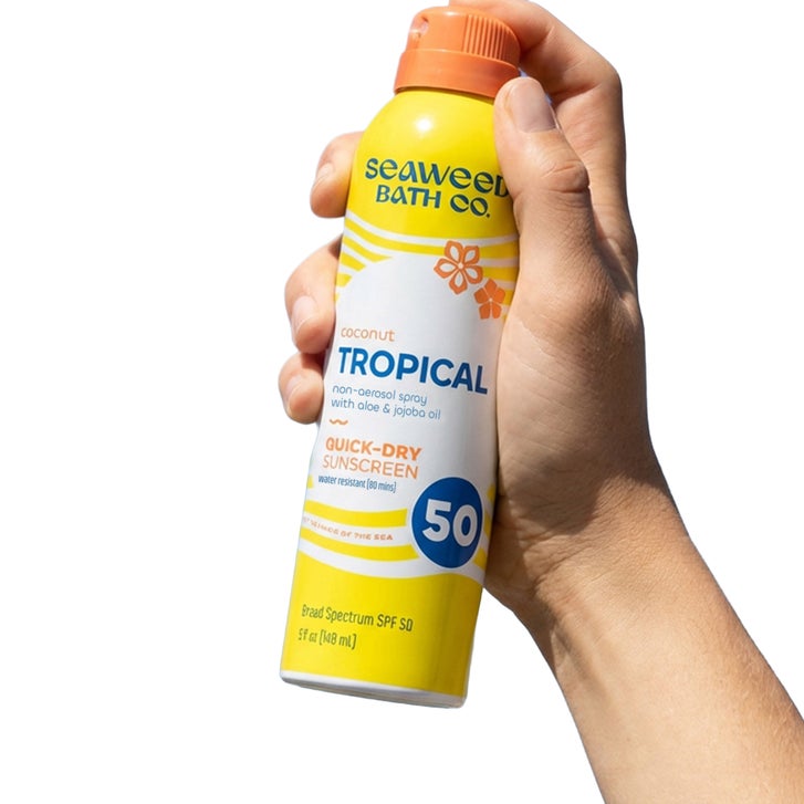 Seaweed Bath Co. Tropical Quick-Dry Sunscreen Spray SPF 50, 5 oz, 6-pack - image 2