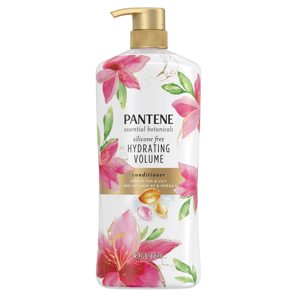 Pantene Essential Botanical Green Tea & Lily Hydrating Volume Conditioner, 38.2 fl oz - product image