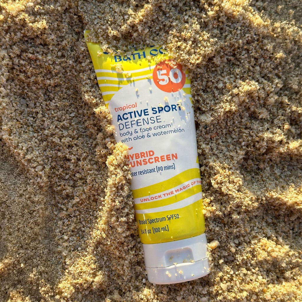 Seaweed Bath Co. Active Sport Defense Sunscreen Lotion SPF 50, 3.4 oz, 3-pack - product image