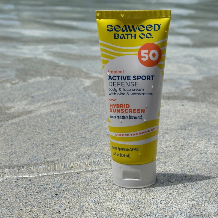 Seaweed Bath Co. Active Sport Defense Sunscreen Lotion SPF 50, 3.4 oz, 3-pack - image 4