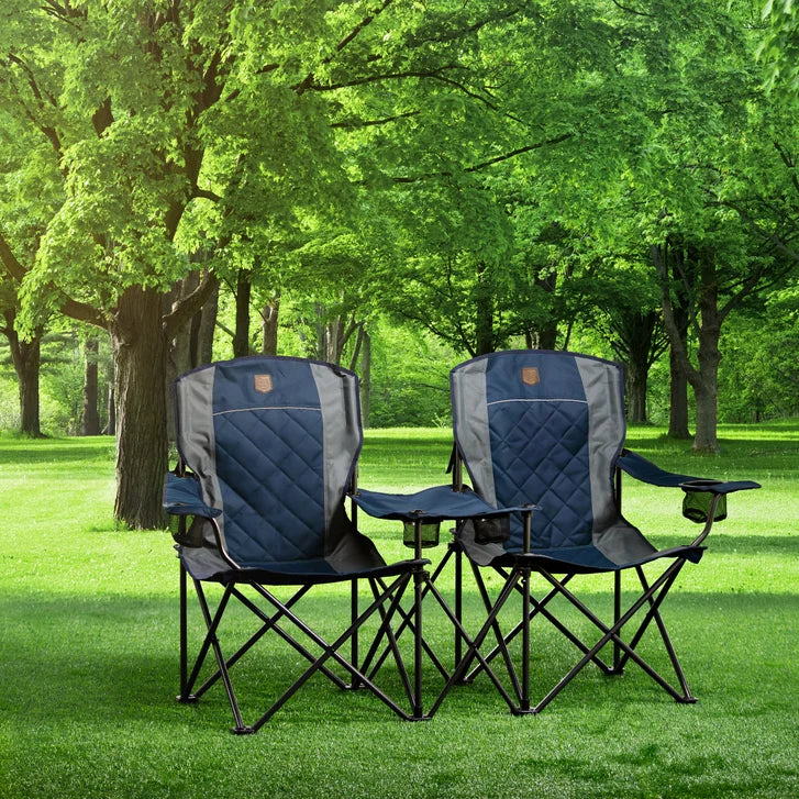 Timber Ridge Outdoor Loveseat with Integrated Center Table - image 2