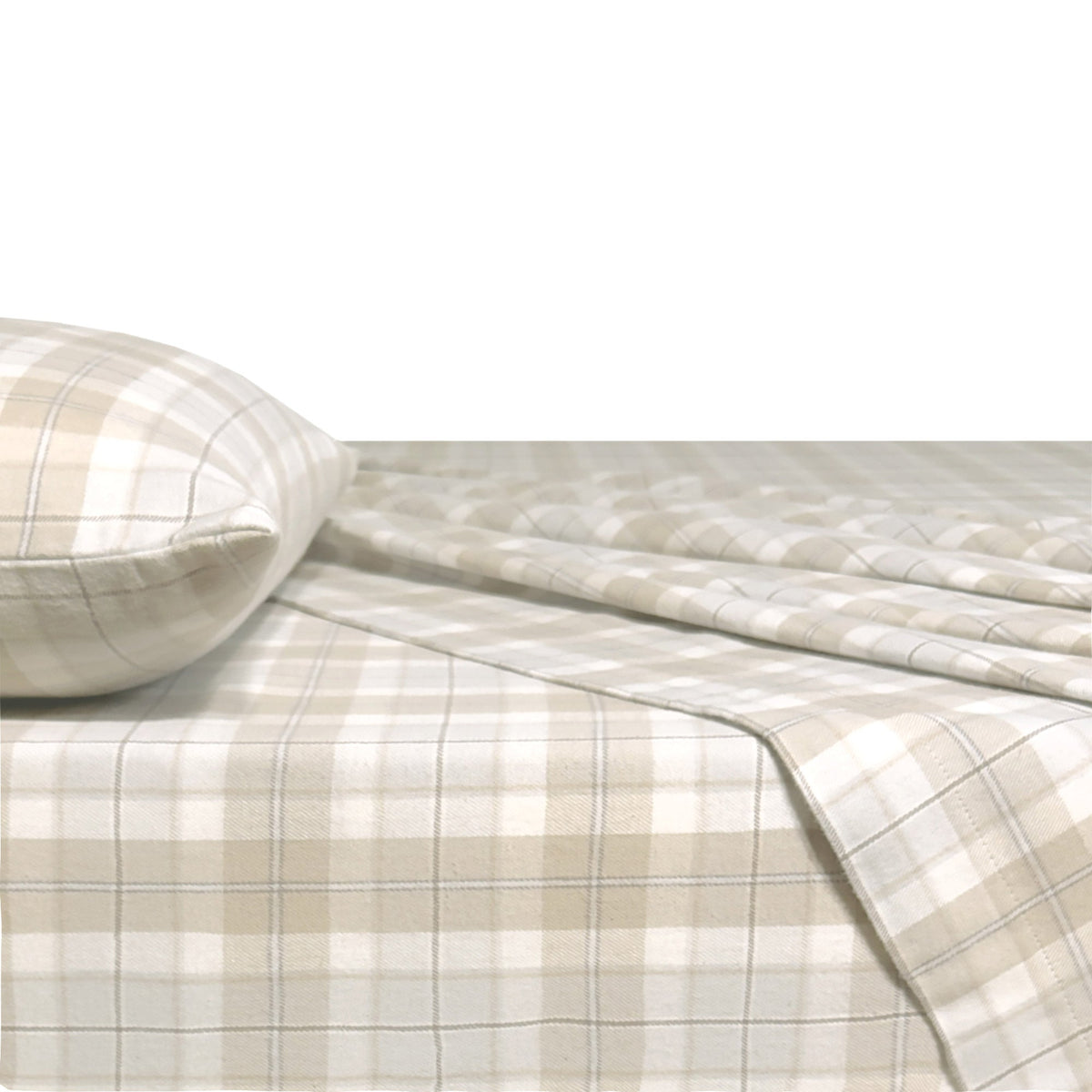 Portuguese Cotton Flannel 3-piece Twin Sheet Set