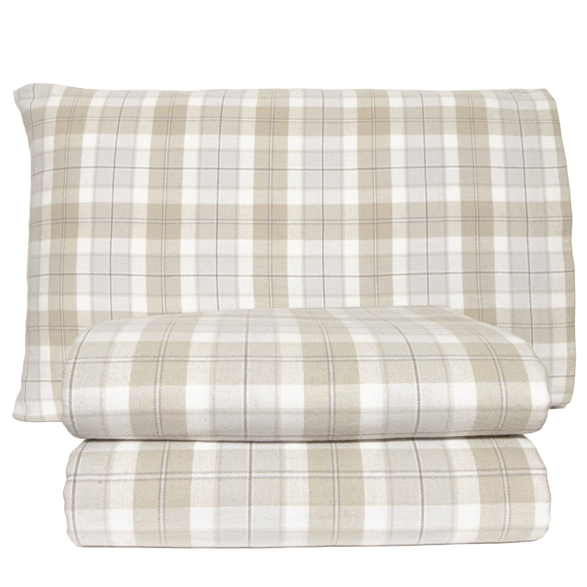 Portuguese Cotton Flannel 3-piece Twin Sheet Set