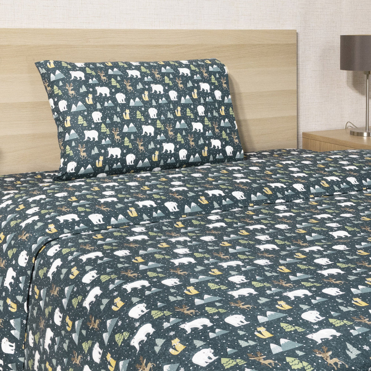 Portuguese Cotton Flannel 3-piece Twin Sheet Set