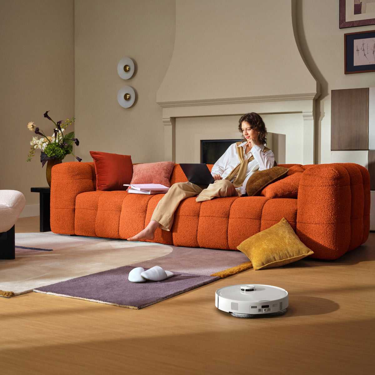Roborock QX Revo MAX Robot Vacuum and Mop with 25,000 Pa Suction Power