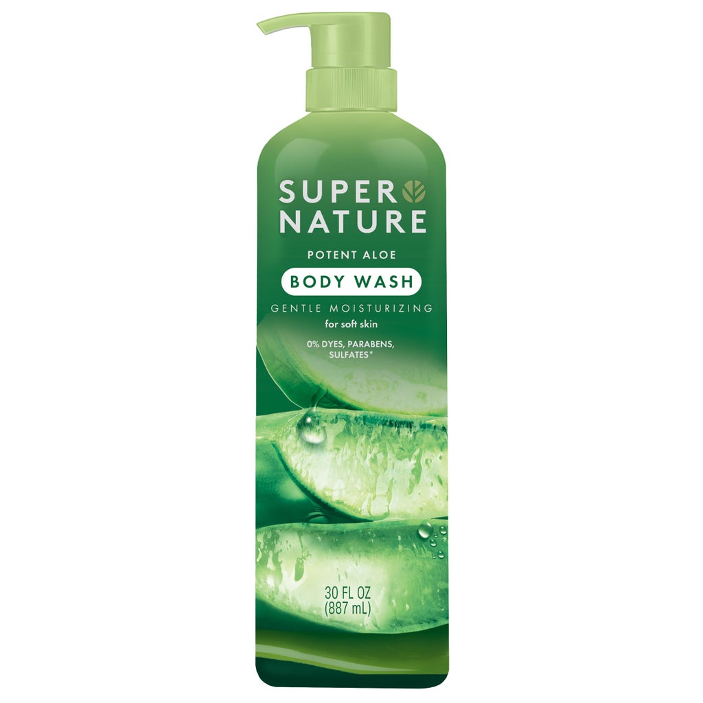 Super Nature Moisturizing Aloe Body Wash, 30 fl oz - product image