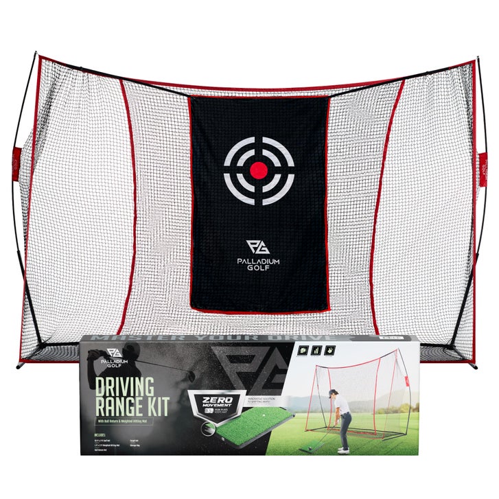 Palladium Golf Driving Range Kit with Durable Golf Practice Hitting Net and Weighted Mat - image 4