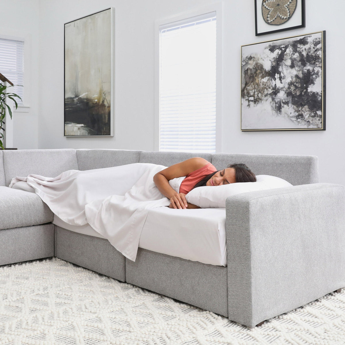 Flexsteel Flex Sleep Kit with Memory Foam Topper