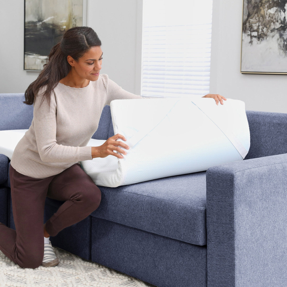 Flexsteel Flex Sleep Kit with Memory Foam Topper