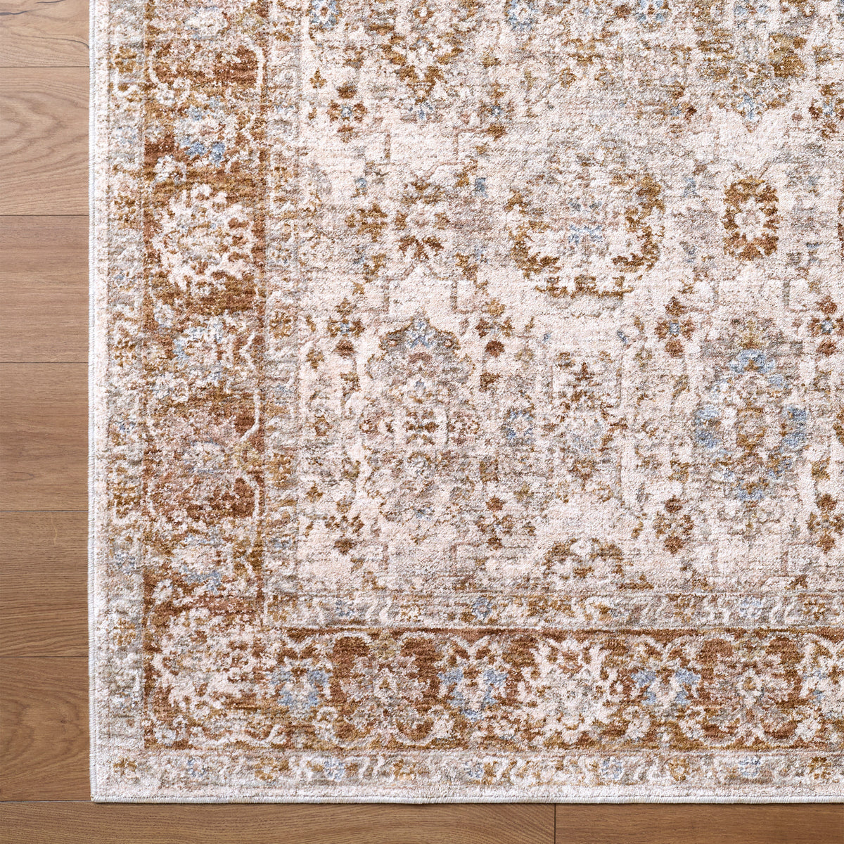 Surya Davinci Area Rug, Harrington Brown, 7’10” x 10’2"
