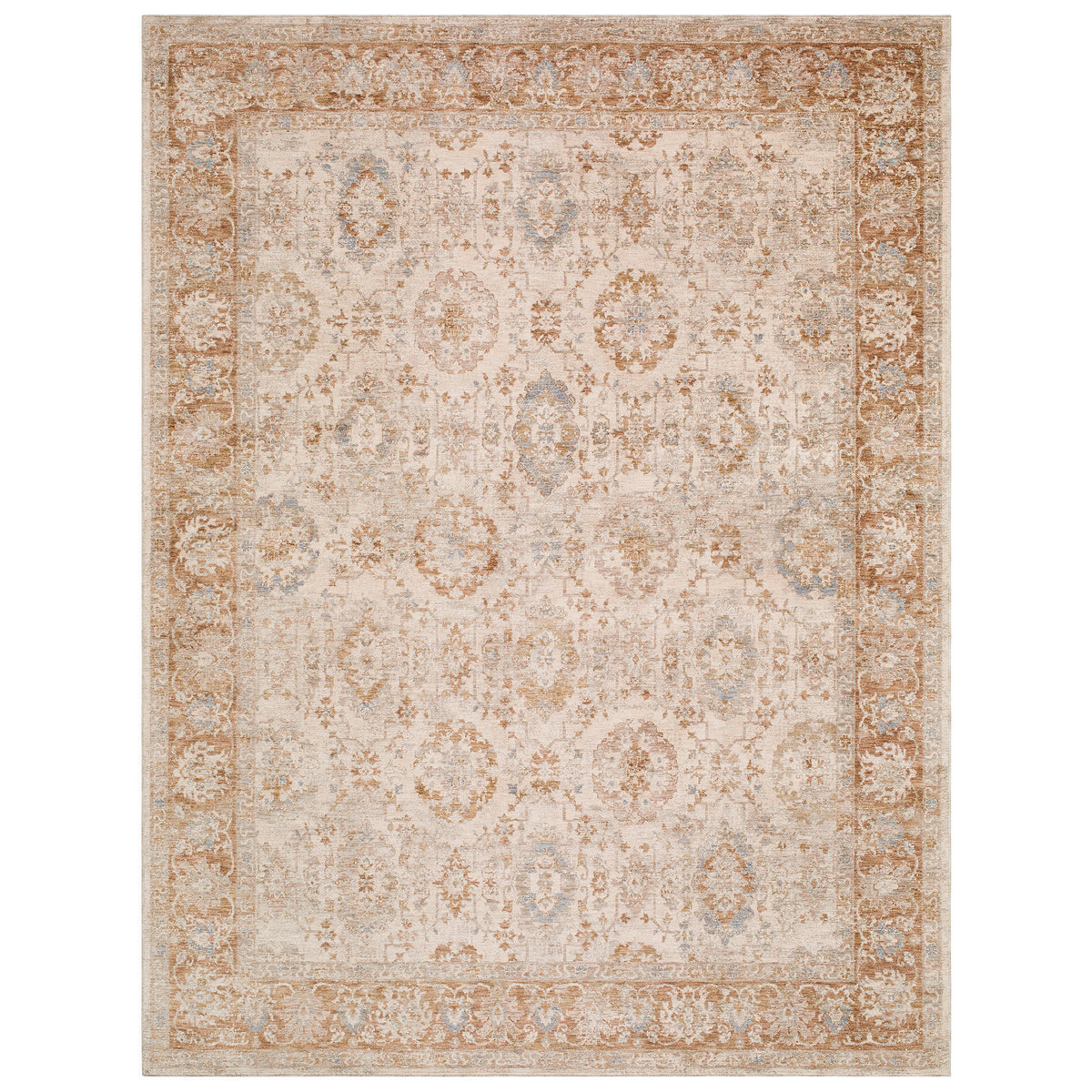 Surya Davinci Area Rug, Harrington Brown, 7’10” x 10’2"