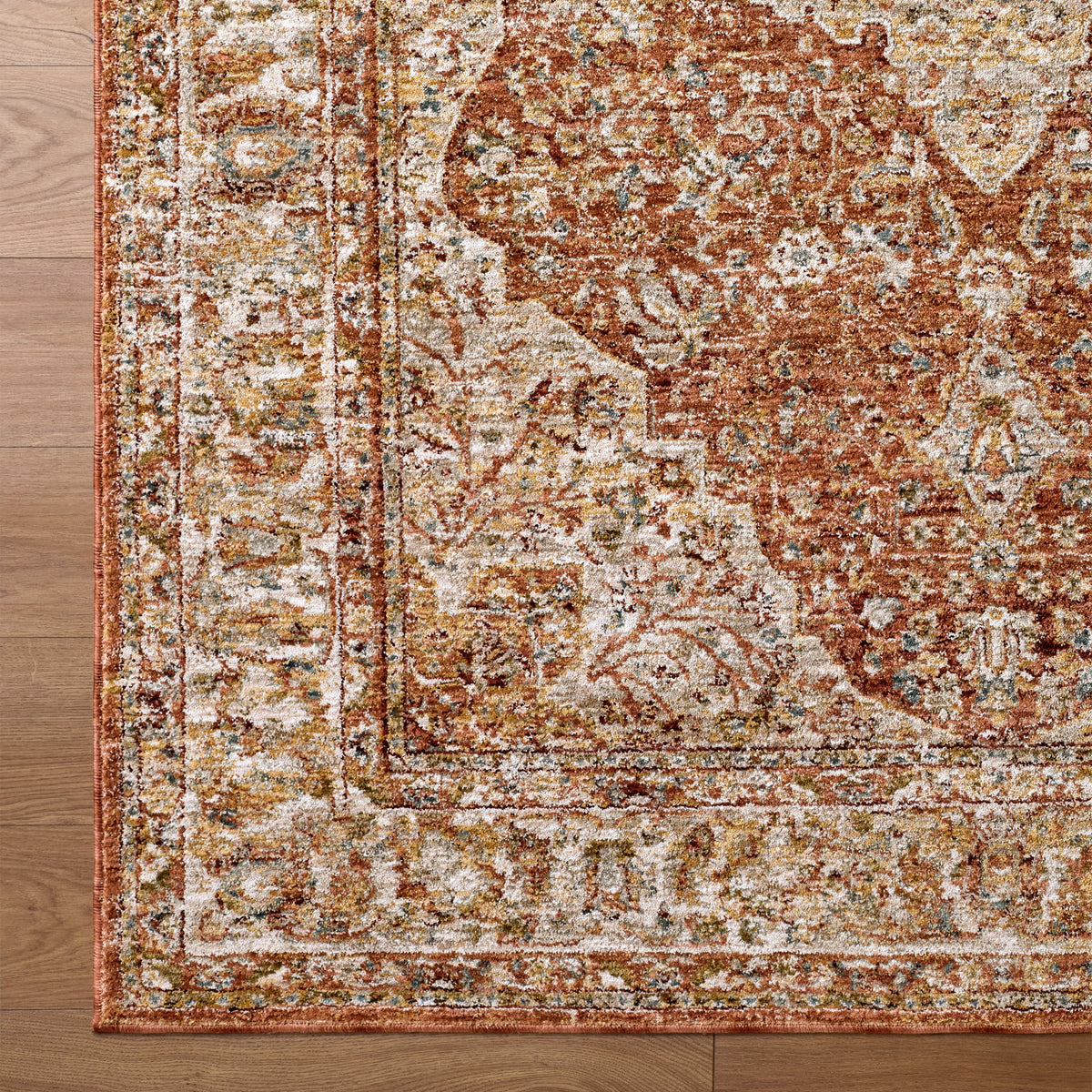 Surya Davinci Area Rug, Sovereign Red, 6’7” x 9’6”
