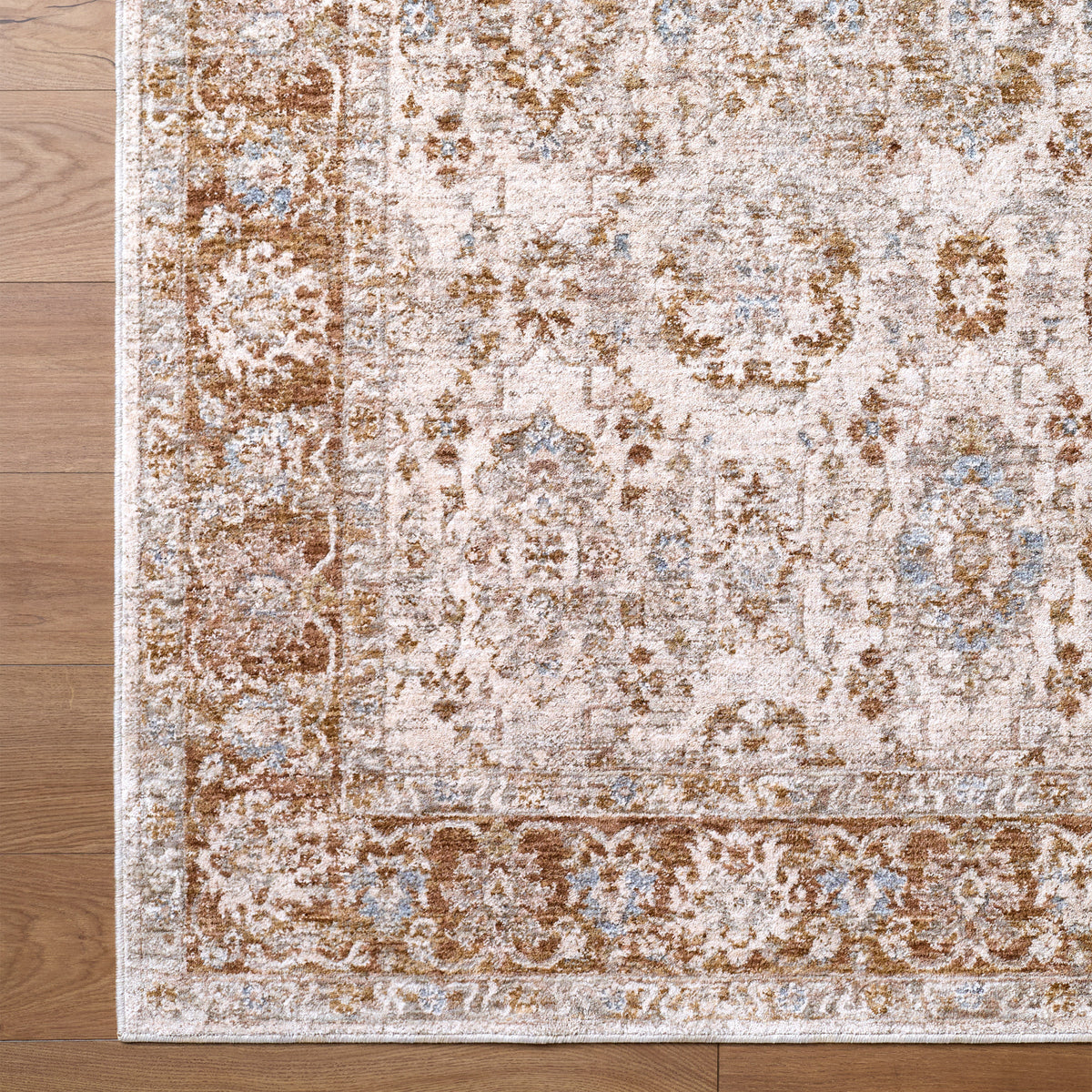 Surya Davinci Area Rug, Harrington Brown, 5’ x 7’5”