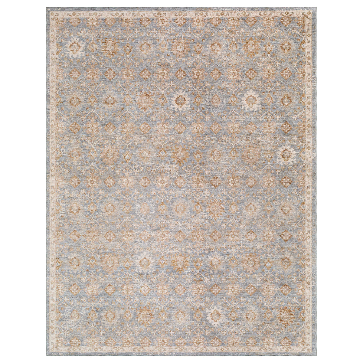 Surya Davinci Area Rug, Ashbourne Blue, 6’7” x 9’6”