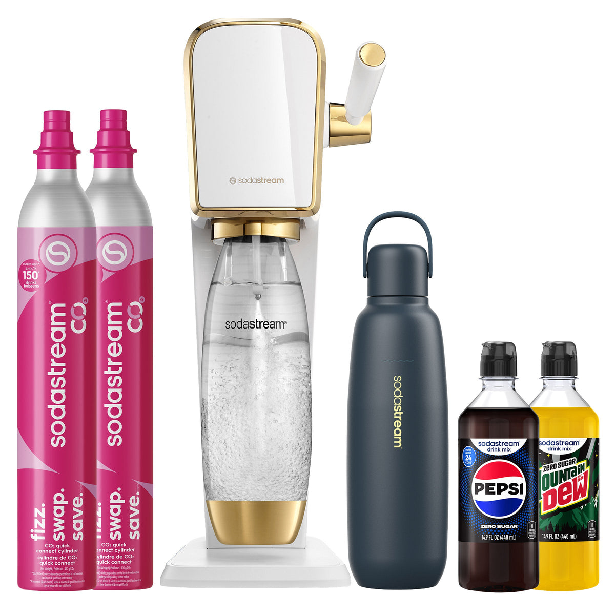 SodaStream Art Sparkling Water Maker Bundle