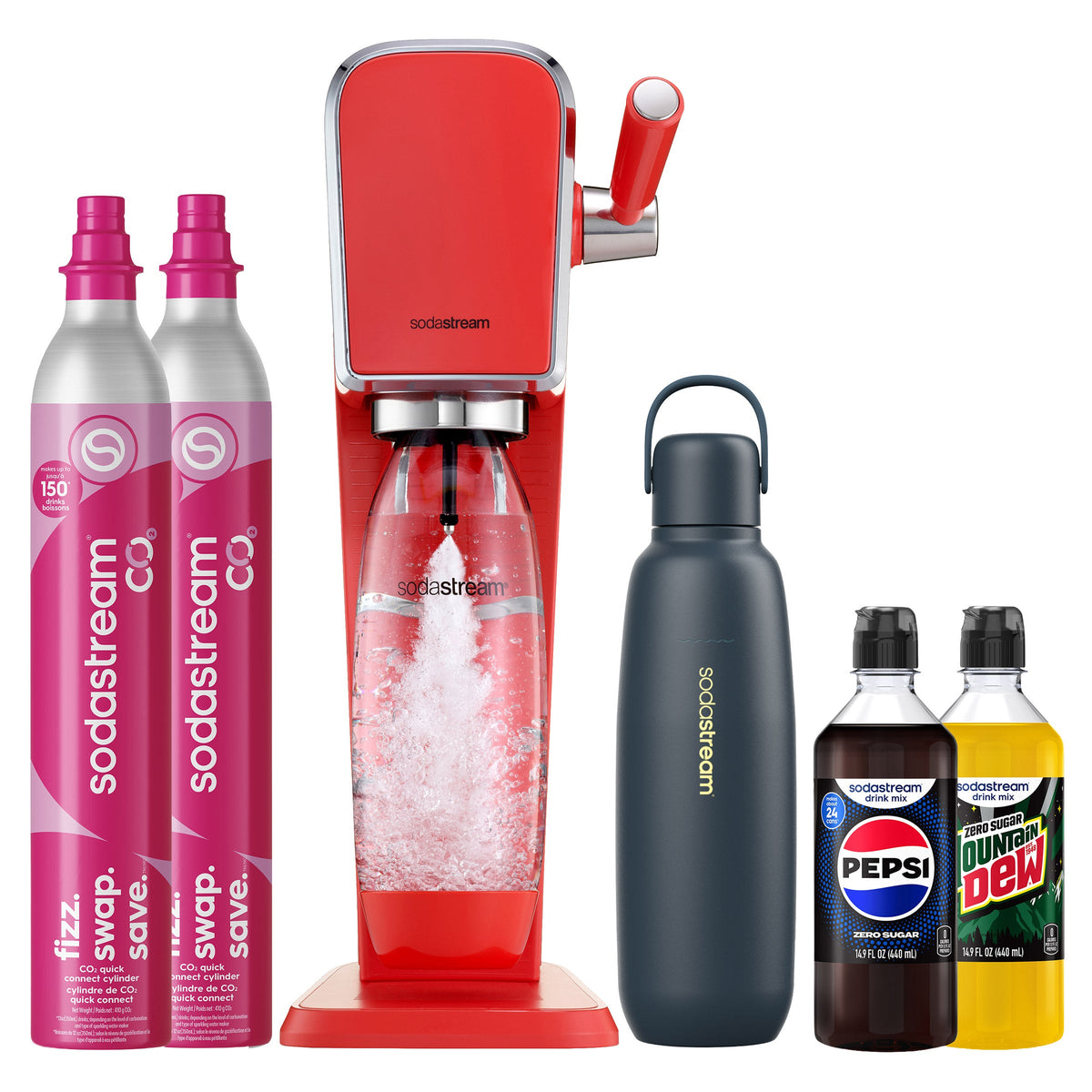 SodaStream Art Sparkling Water Maker Bundle