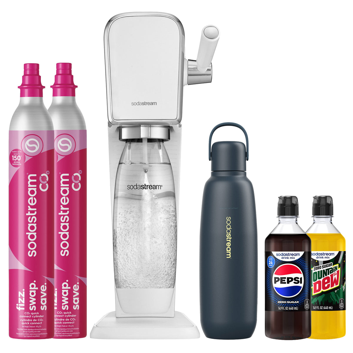 SodaStream Art Sparkling Water Maker Bundle