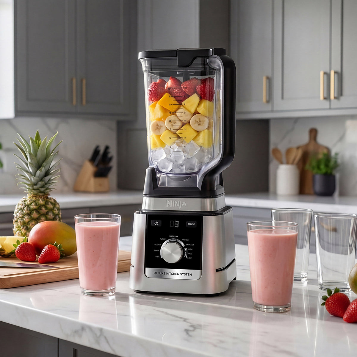 Ninja Deluxe Blender & Kitchen System with 88-oz. Pitcher, 9-Cup Processor & Auto-iQ