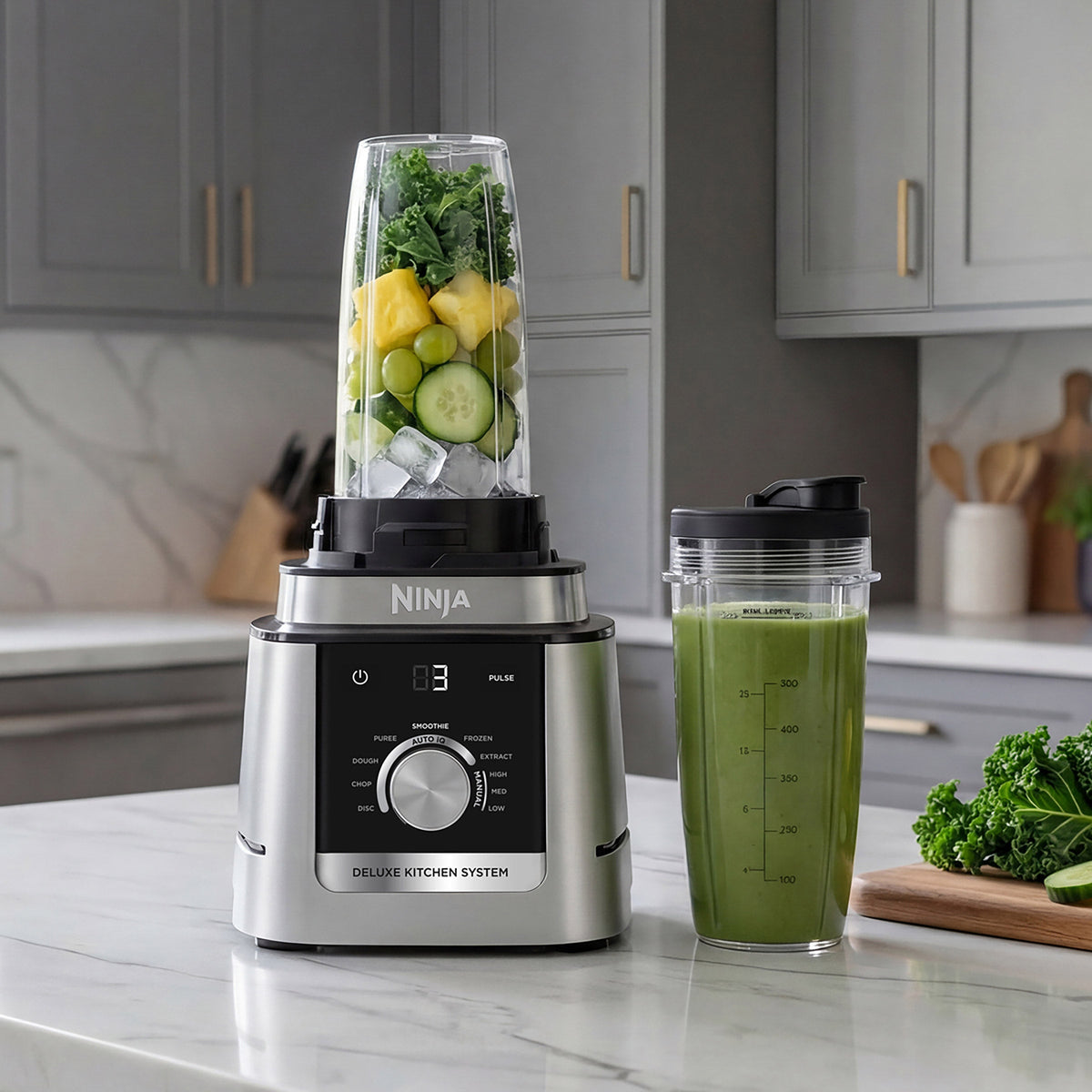 Ninja Deluxe Blender & Kitchen System with 88-oz. Pitcher, 9-Cup Processor & Auto-iQ