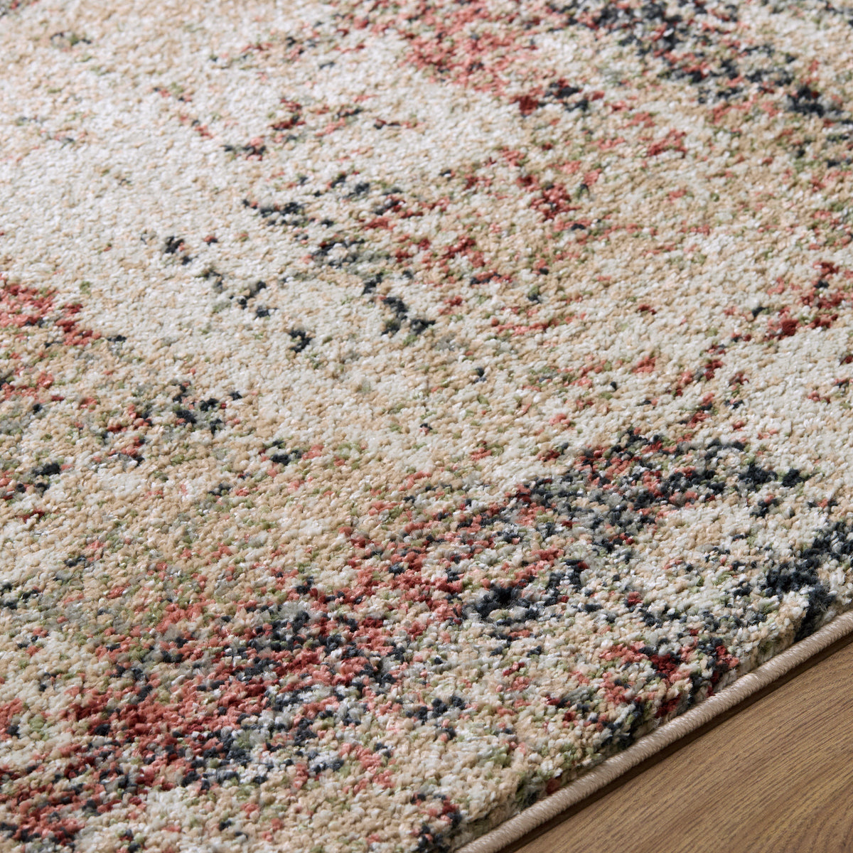 Surya Quesada Area Rug, Rosewood Multi, 5’3" x 7’