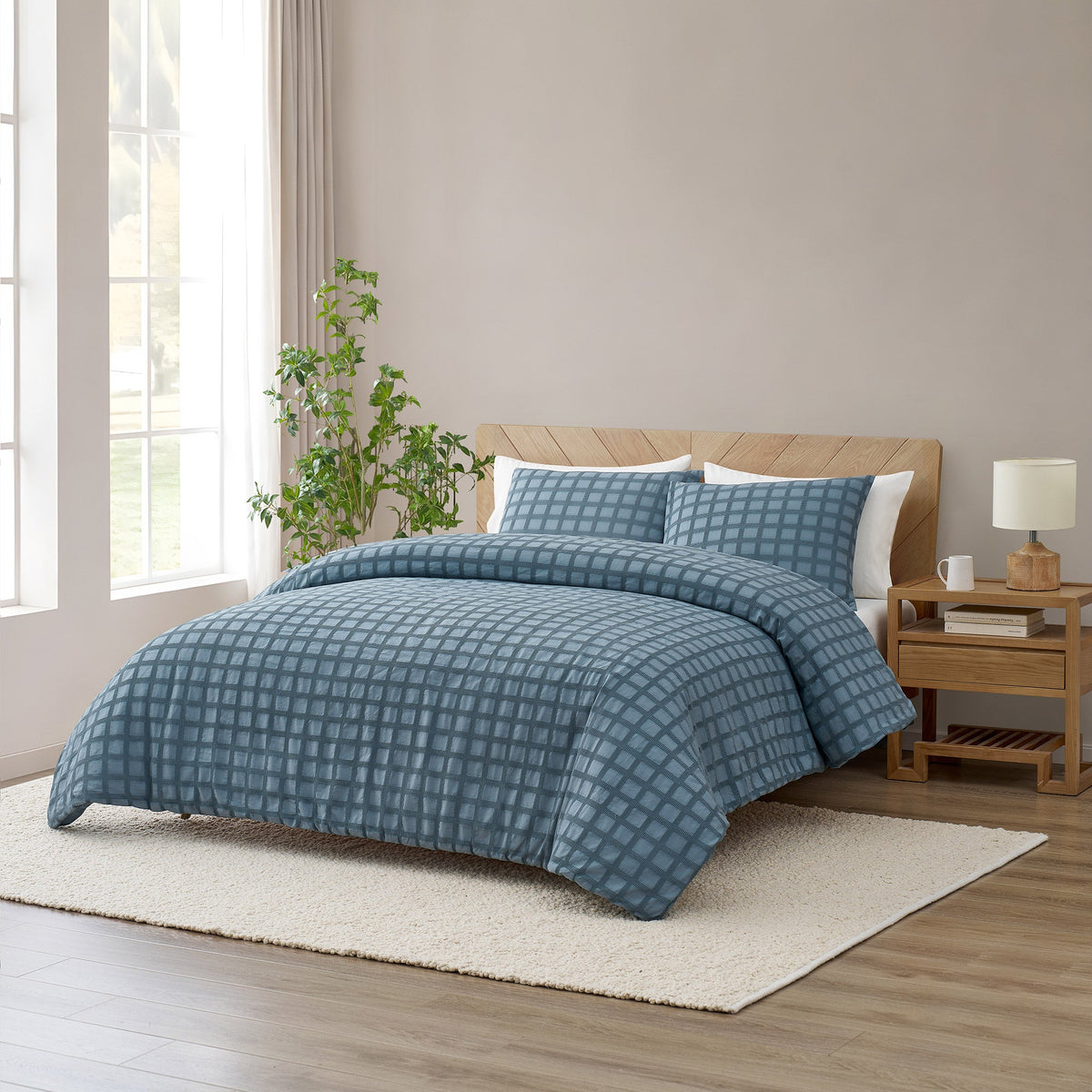 Caro Home Whitley Cotton Comforter, 3-piece Set