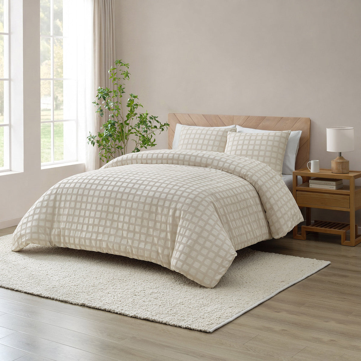 Caro Home Whitley Cotton Comforter, 3-piece Set