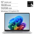 Microsoft Surface Laptop Copilot+ PC 15" - Qualcomm Snapdragon X2 Plus Processor - PixelSense 3270 x 2180 Touchscreen - Windows 11 - 16GB RAM - 512GB SSD – image 1