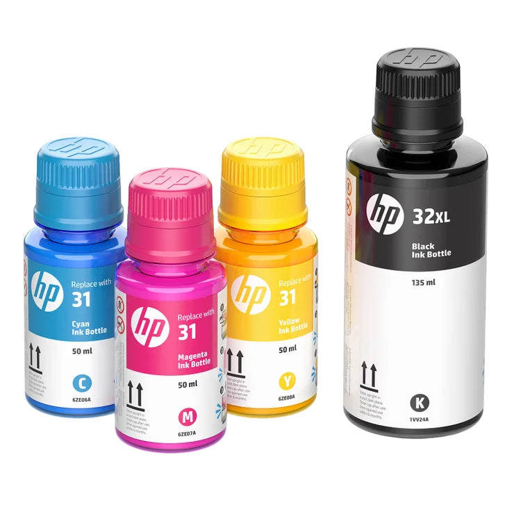 HP 32XL/31 High-Yield Ink Bottle Combo Pack (4-Pack) – image 2