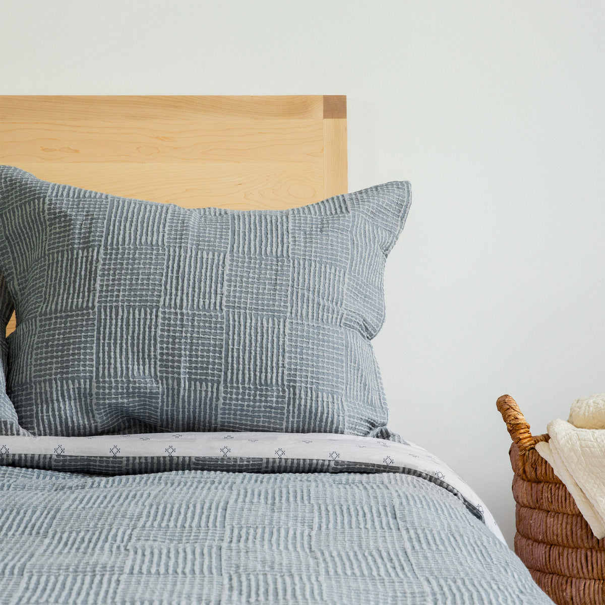 AVOCADO Organic Cotton Basketweave Comforter, 3-piece Set