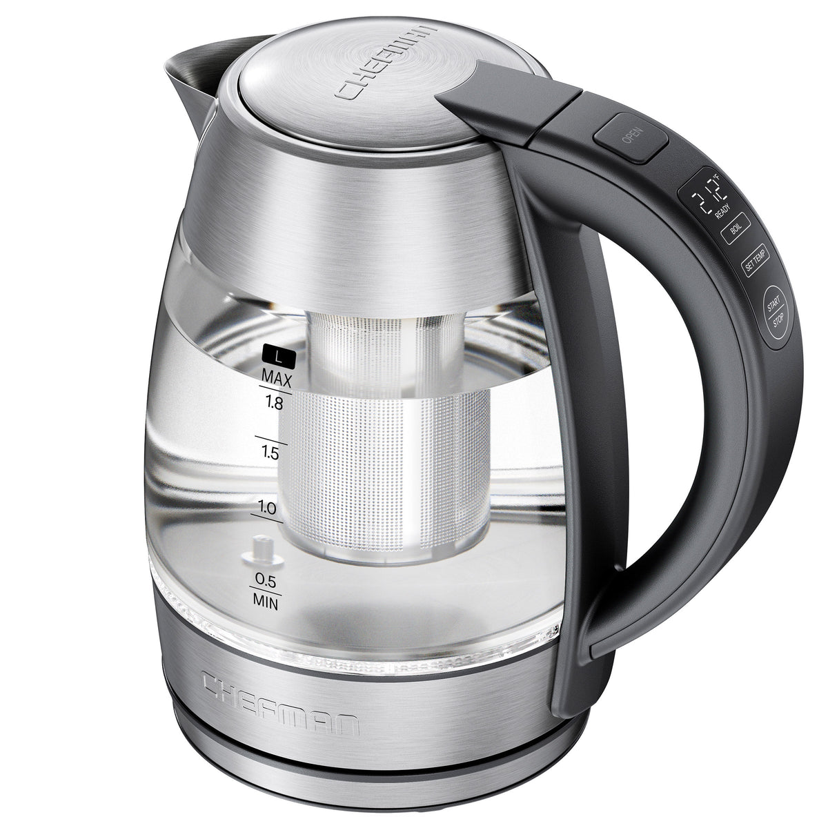 Chefman Custom-Temp 1.8L Electric Kettle