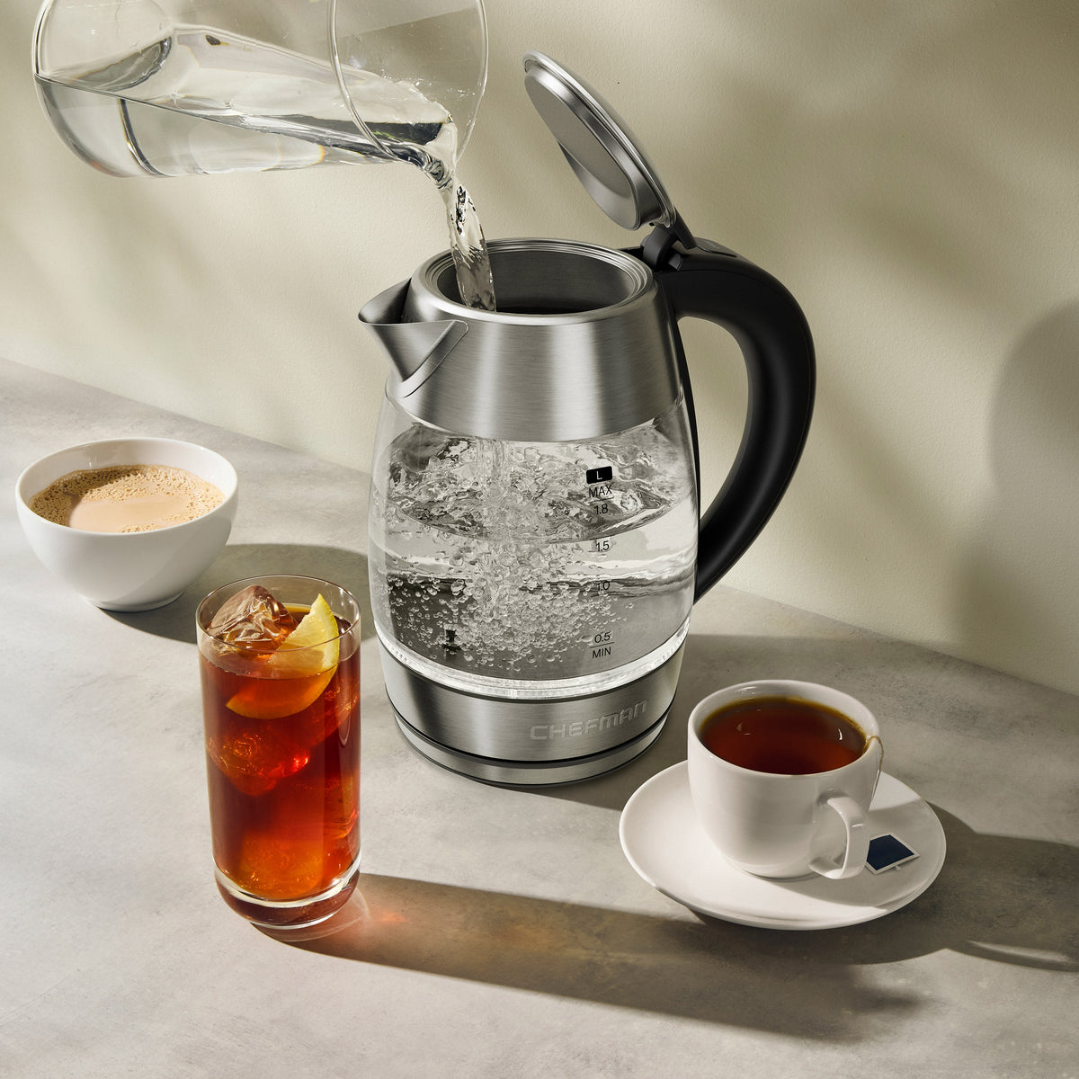 Chefman Custom-Temp 1.8L Electric Kettle