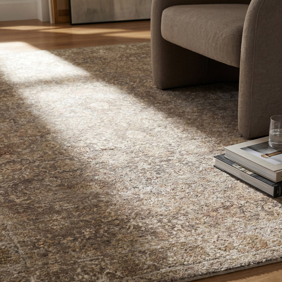 Surya Somerset Rug Collection, Harwick Brown, 6’7” x 9’6”