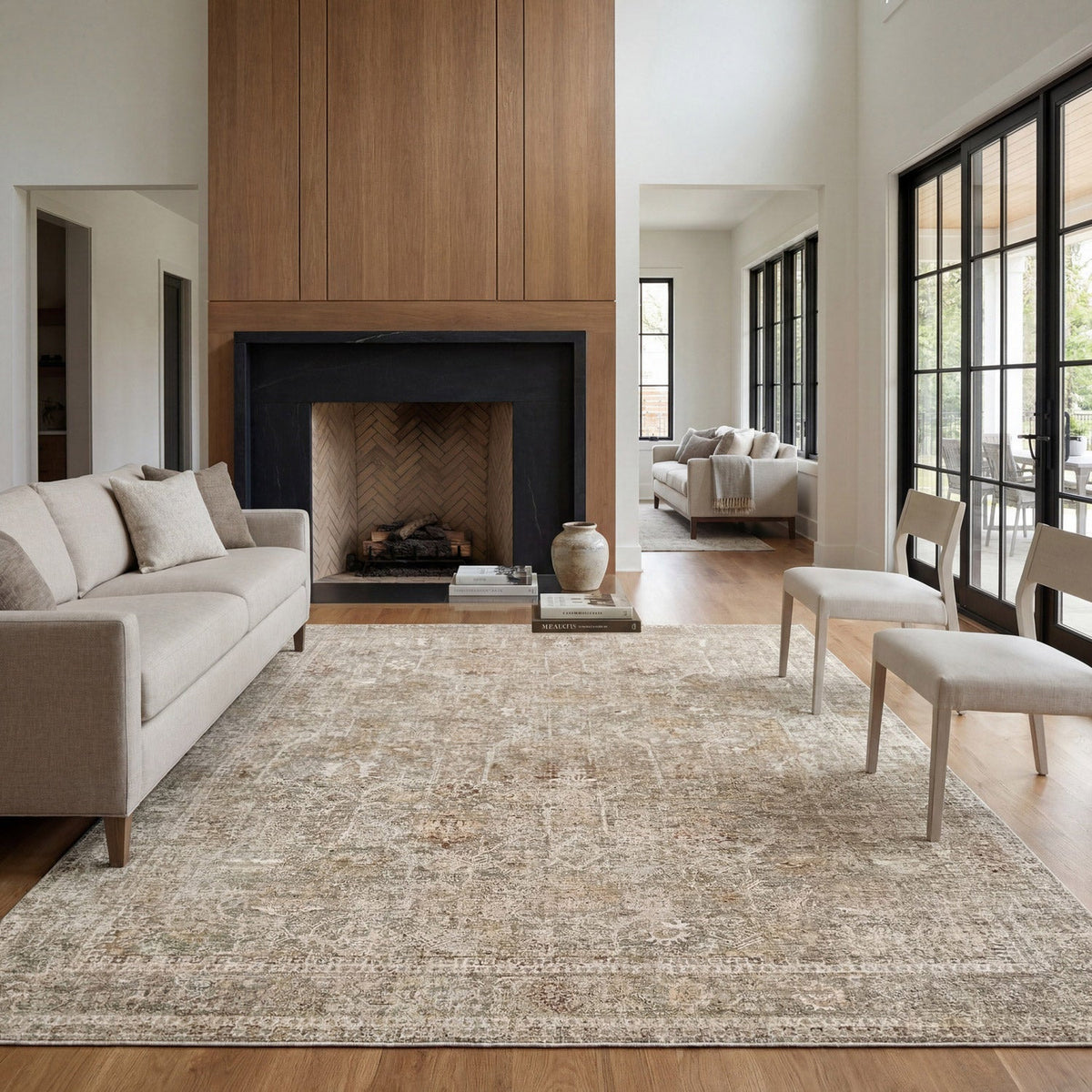 Surya Somerset Rug Collection, Wrenley Gray, 7’10” x 10’