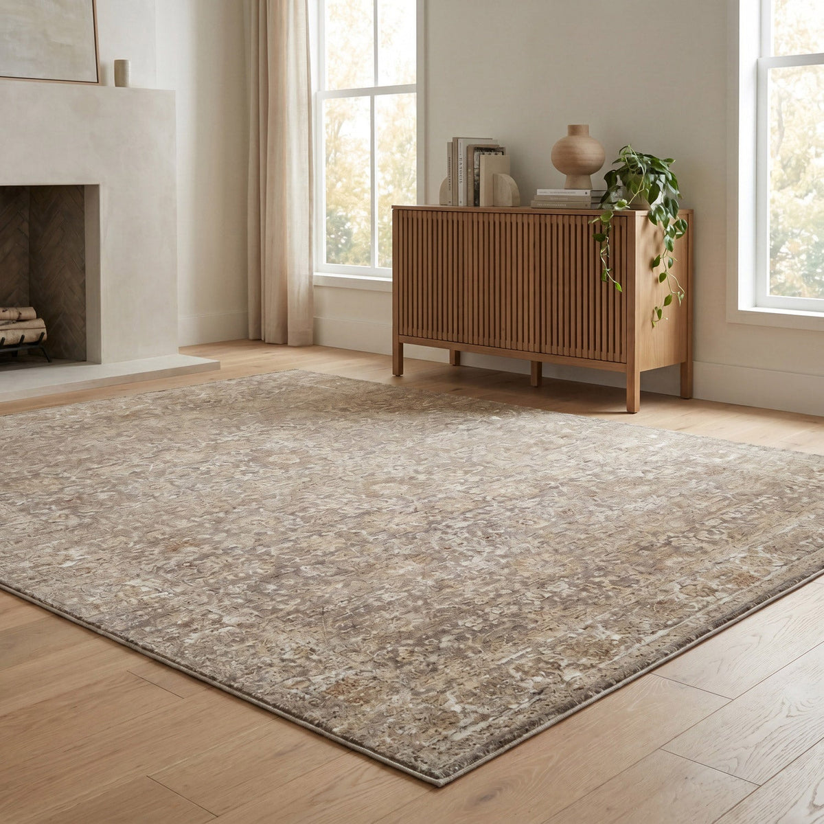 Surya Somerset Rug Collection, Harwick Brown, 5’ x 7’5”