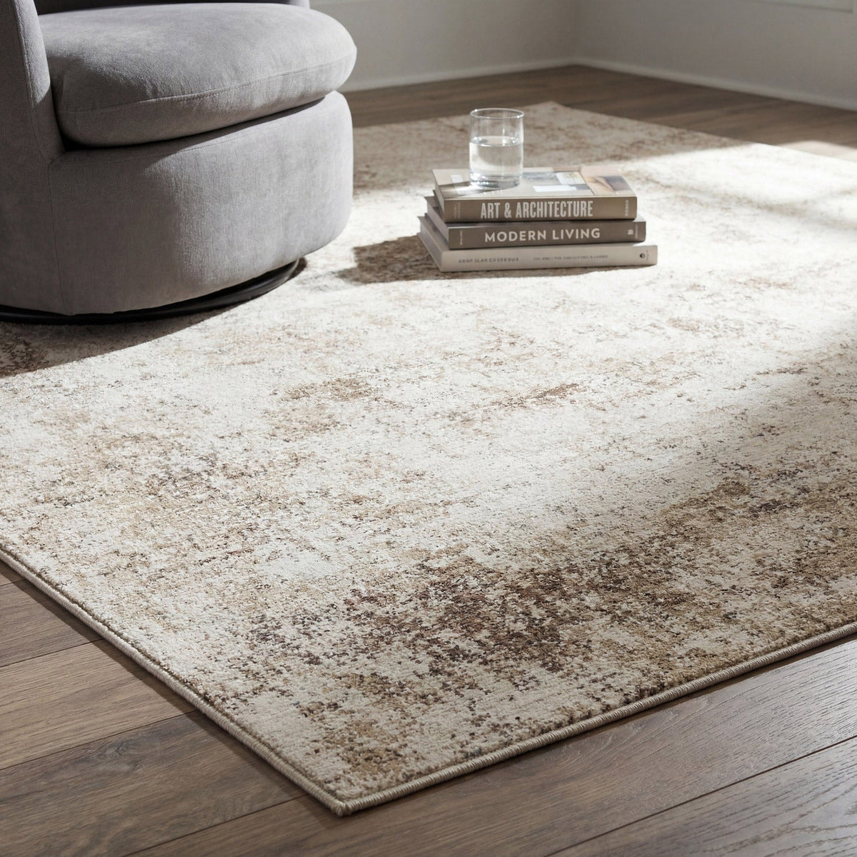 Surya Somerset Rug Collection, Ashdown Ivory, 6’7” x 9’6”