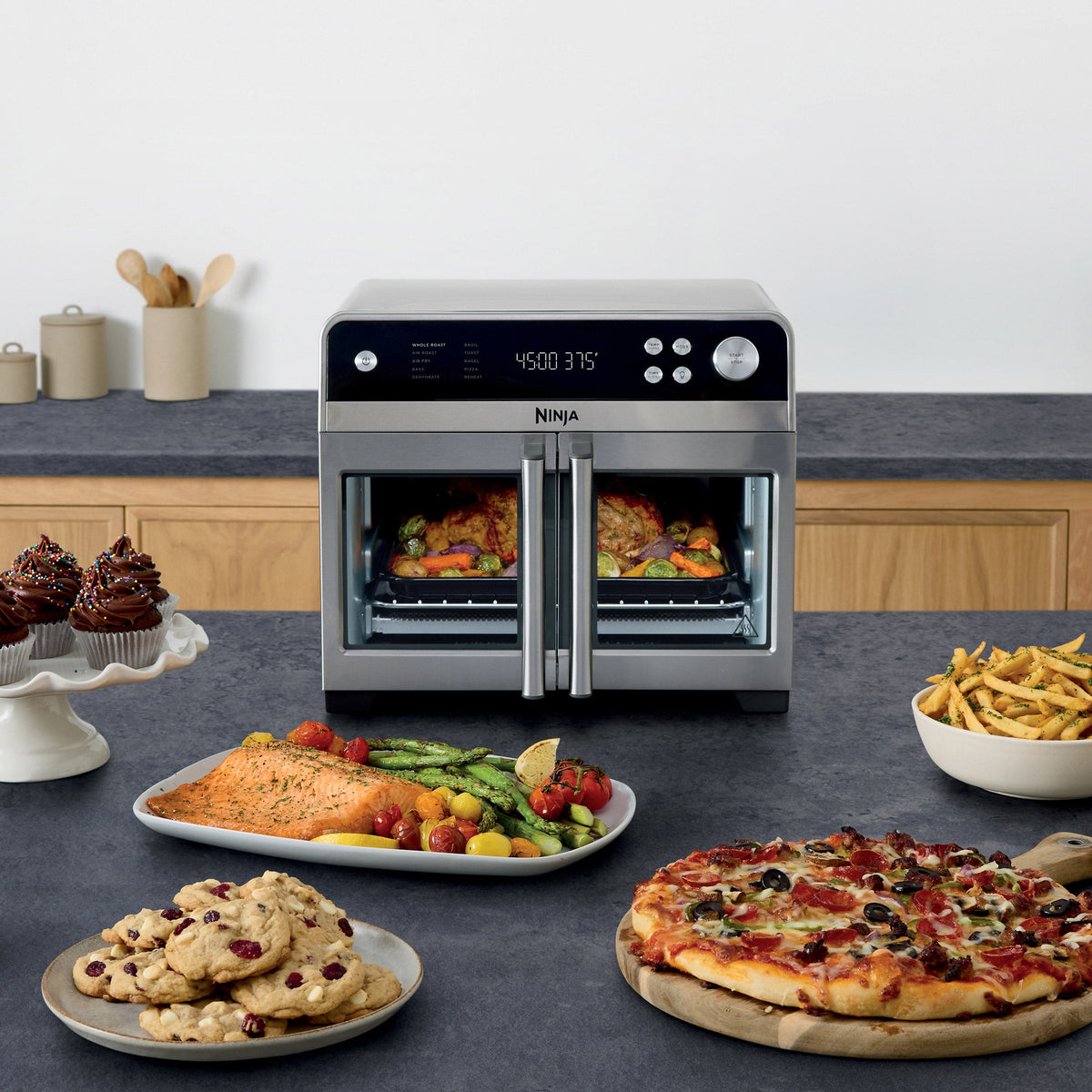 Ninja French Door Premier 10-in-1 Air Fryer, Convection Oven, and Toaster, Costco Shop Card Included