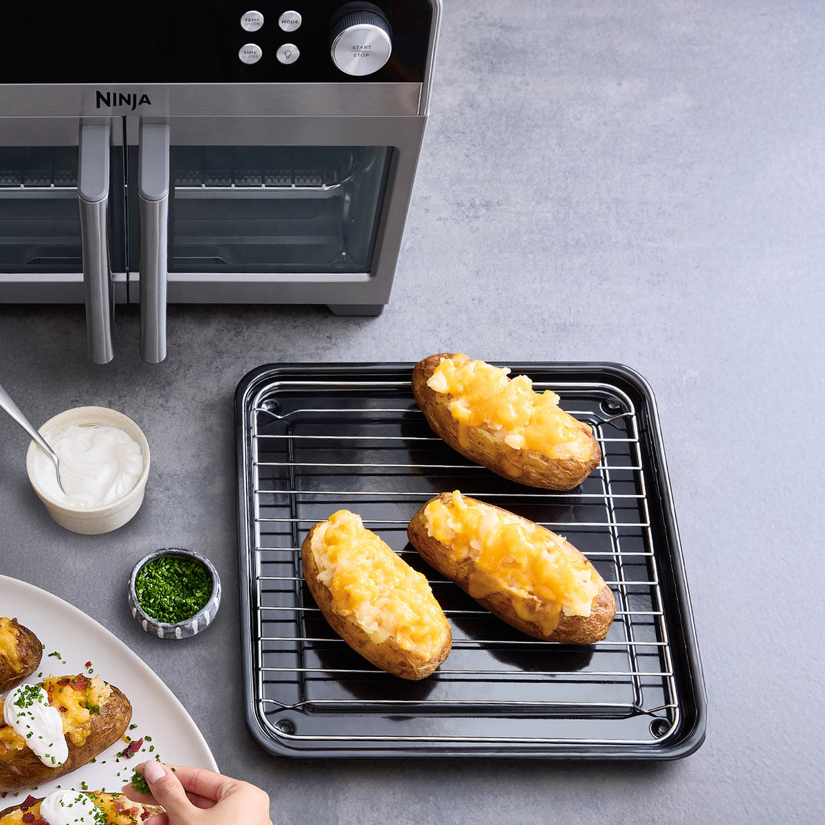Ninja French Door Premier 10-in-1 Air Fryer, Convection Oven, and Toaster, Costco Shop Card Included