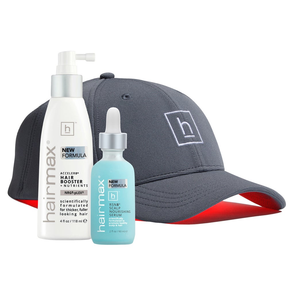 Hairmax PowerFlex Laser Cap Hair Growth System plus Hair Loss Treatments - product image