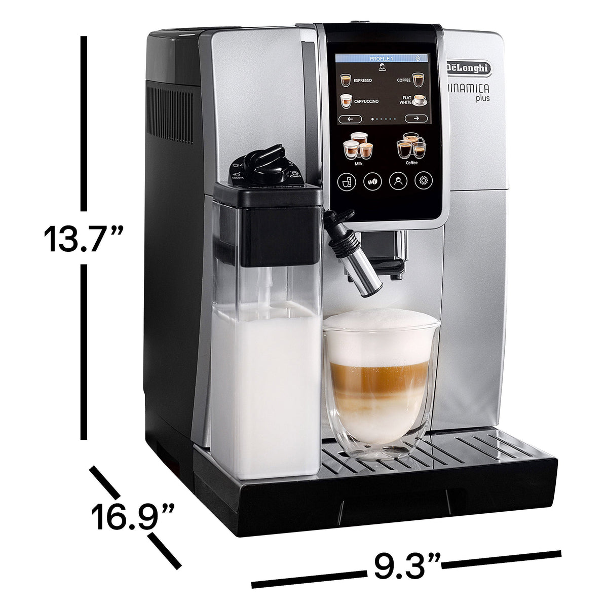 De'Longhi Dinamica Plus Fully Automatic Espresso Machine