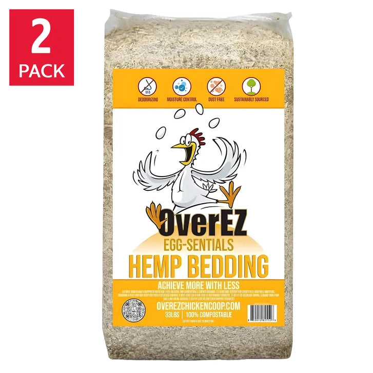 OverEZ Hemp Bedding, 33lbs, 2-pack - image 1