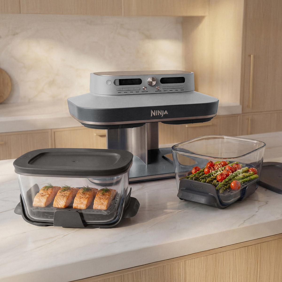 Ninja CRISPi DualZone 2-Basket Glass Air Fryer