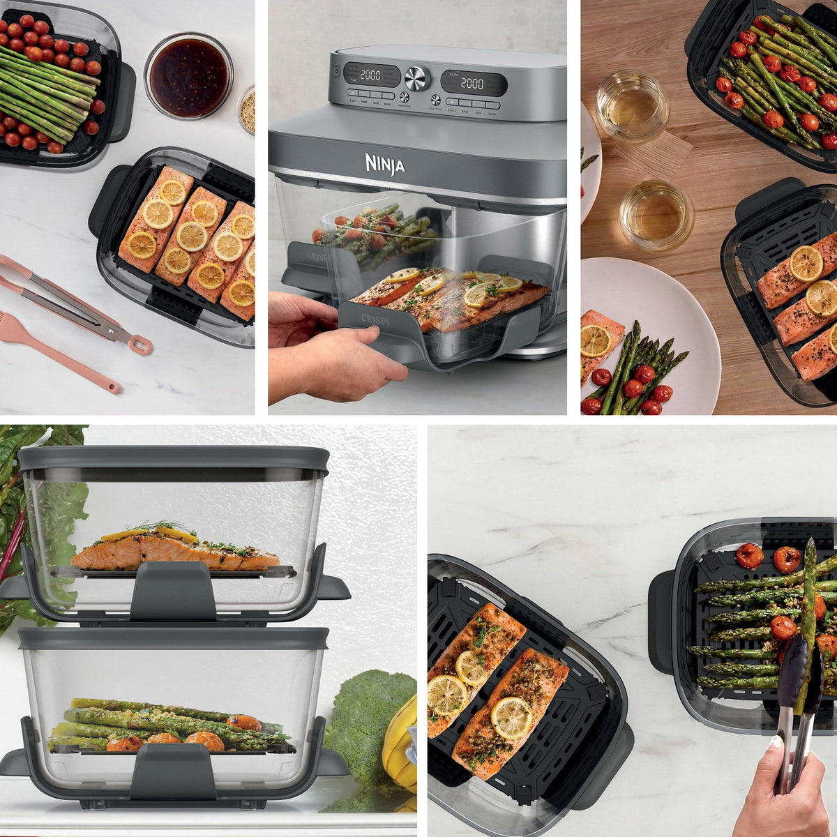 Ninja CRISPi DualZone 2-Basket Glass Air Fryer
