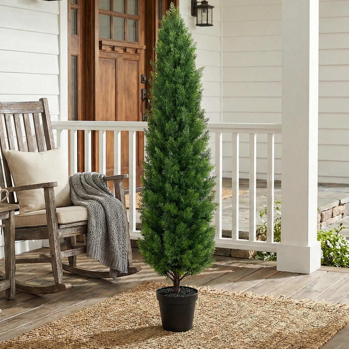 6' Faux UV Resistant Cedar Tree