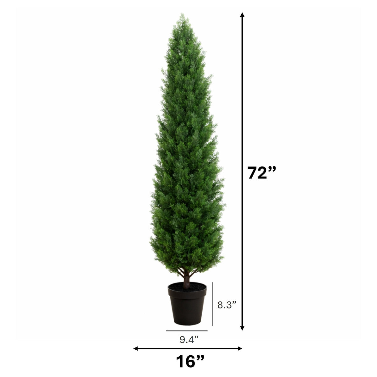 6' Faux UV Resistant Cedar Tree