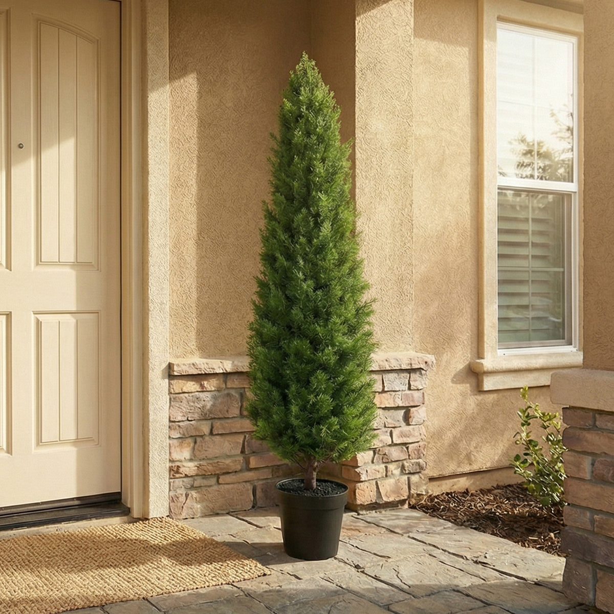 6' Faux UV Resistant Cedar Tree