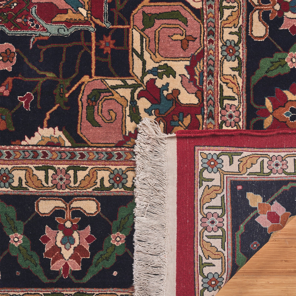 Chatsworth Hand Knotted Area Rug, Wilton House Red, 12' x 18'