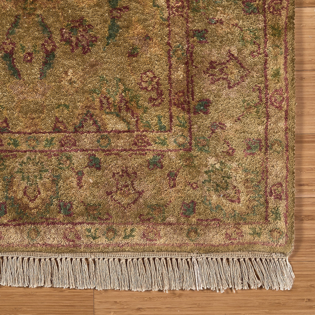 Chatsworth Hand Knotted Rug Collection, Dover Gold, 2'5" x 8'