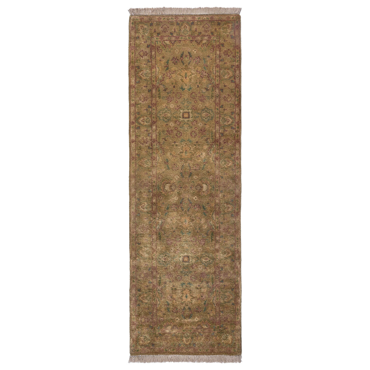 Chatsworth Hand Knotted Rug Collection, Dover Gold, 2'5" x 8'