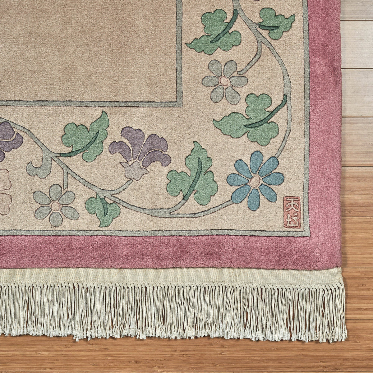 Pagoda Hand Knotted Rug Collection, Zurich Rose